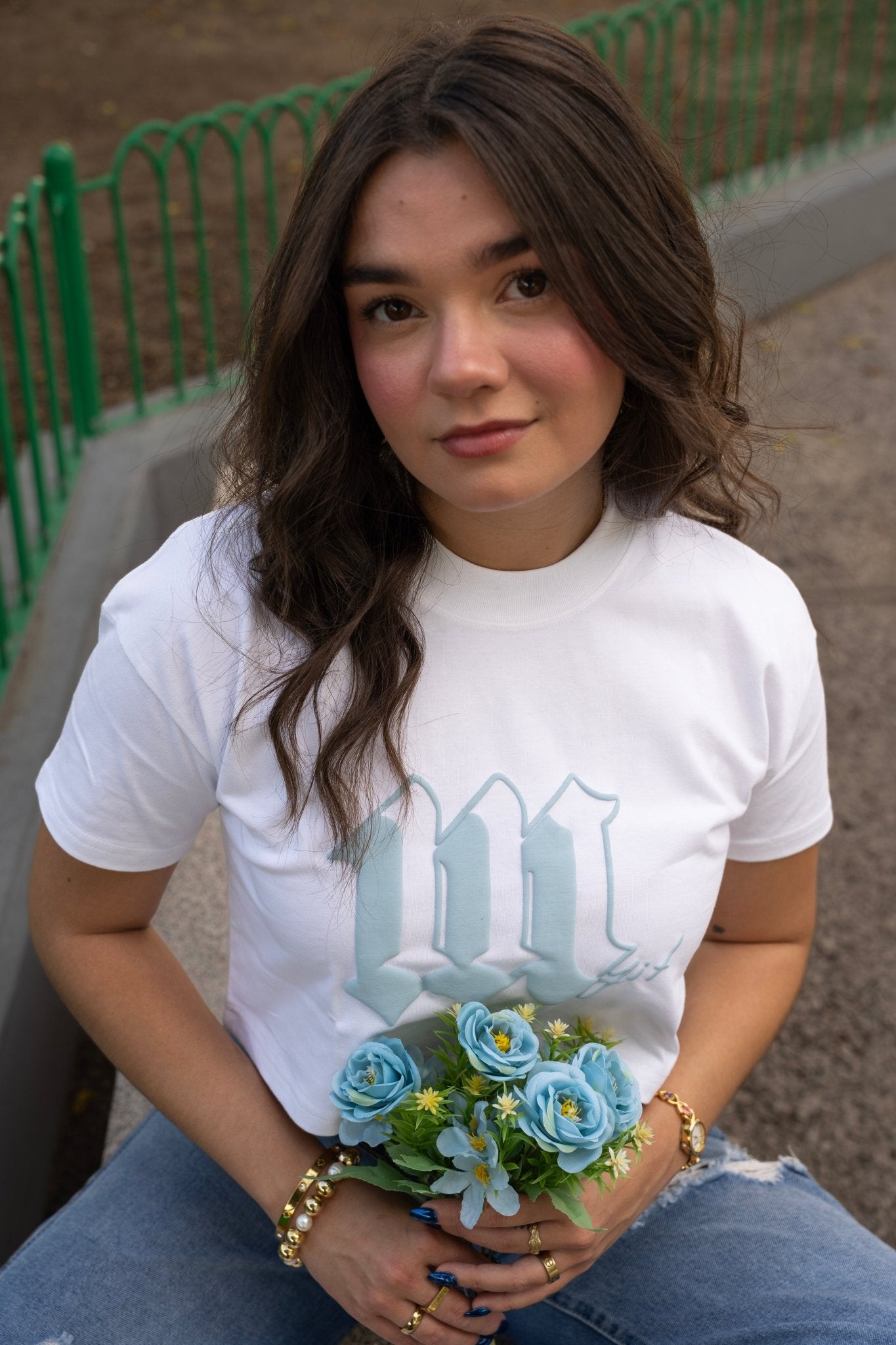 “BLUE Easter Egg” CROP TOP - Molty.fit