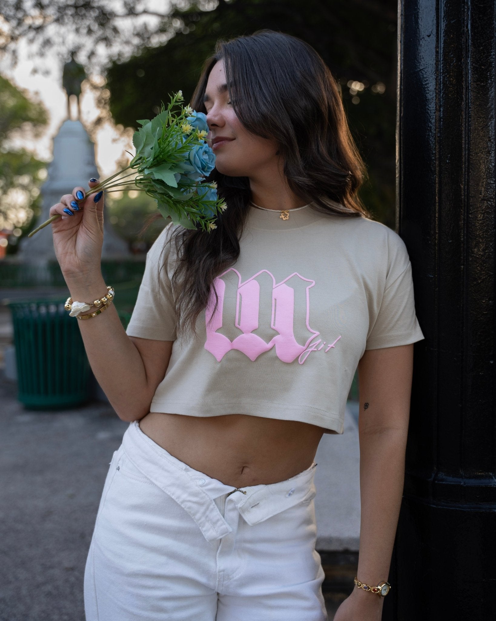 “PINK Easter Egg” CROP TOP - Molty.fit